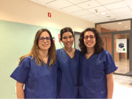 la Dra Maialen del Canto del Hospital Universitario Donostia junto a la Dra Ana Sánchez del Hospita