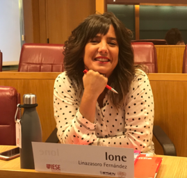 La Dra. Ione Linazasoro en IESE