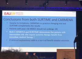 SURTIME y Carmena en el Ca renal diseminado